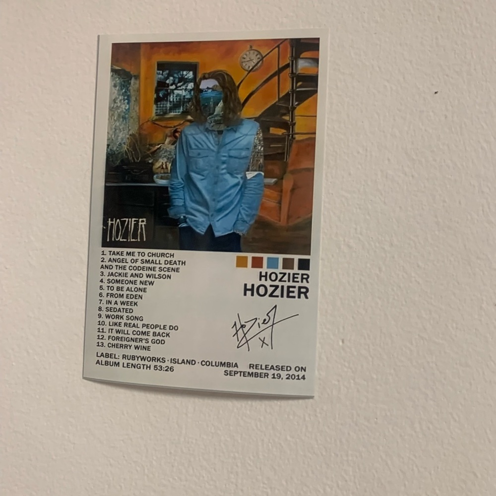Hozier mini poster